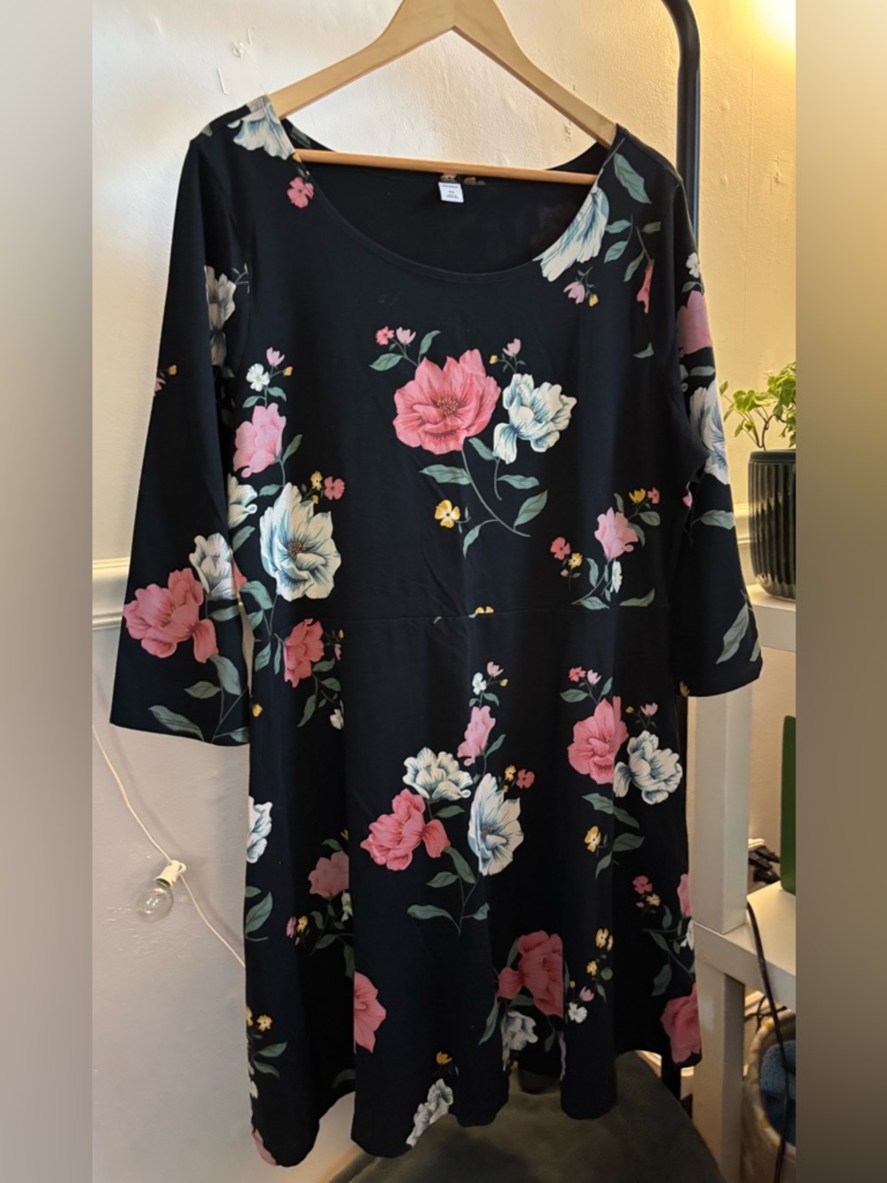 Old Navy Floral Midi Skater Dress